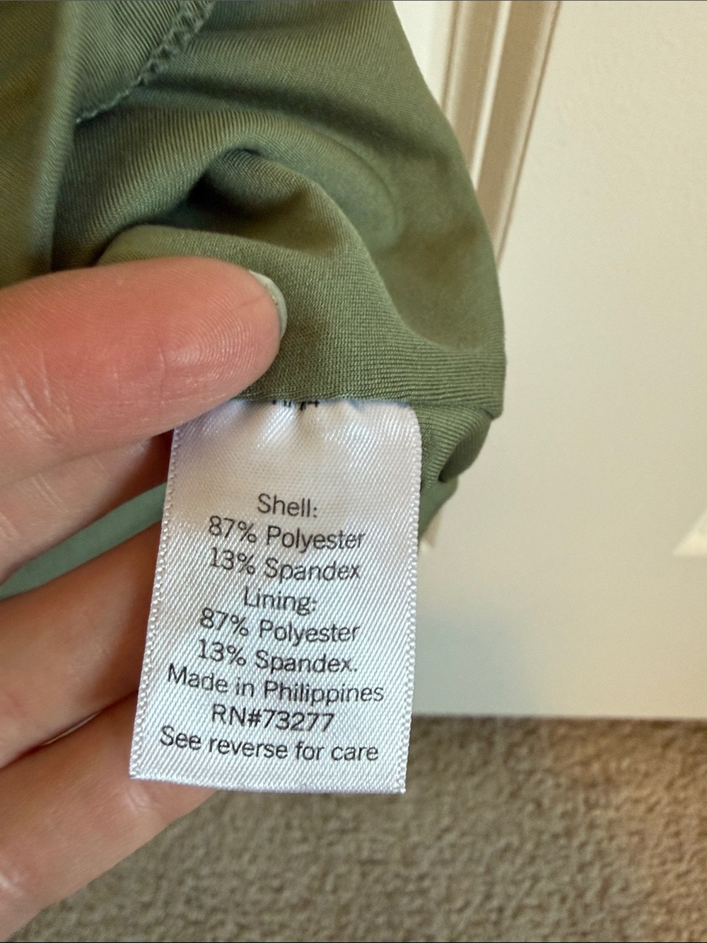 Nine West Olive Scoop Neck Tank - Picture 3 of 5